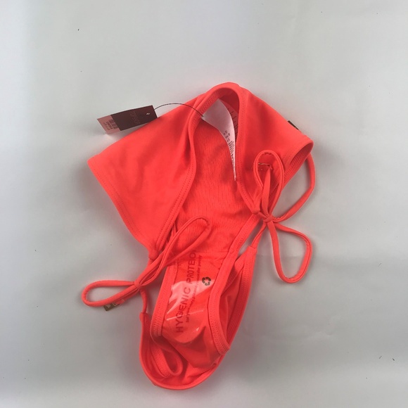 Topshop Swim Topshop Neon String Bikini Nwt Gold Detail Poshmark
